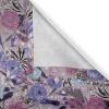 Ambesonne Floral Design Grommet Curtain, Abstract Boho Inspirations Neutral Flowers Silhouettes on Grunge Back, Decorative 2-Panel Window Drapes for Bedroom Living Room, 50″ x 120″, Dimgray Pale Grey(Blue Violet Dried Rose)