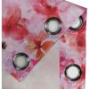 Ambesonne Floral Design Grommet Curtain, Abstract Boho Inspirations Neutral Flowers Silhouettes on Grunge Back, Decorative 2-Panel Window Drapes for Bedroom Living Room, 50″ x 120″, Dimgray Pale Grey(Dark Pink Pastel Purple)