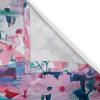 Ambesonne Floral Design Grommet Curtain, Abstract Boho Inspirations Neutral Flowers Silhouettes on Grunge Back, Decorative 2-Panel Window Drapes for Bedroom Living Room, 50″ x 120″, Dimgray Pale Grey(Pale Pink Hot Pink Quartz)