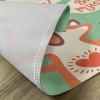 Ambesonne Floral Place Mats Set of 4, Vintage Garden Plants Herbs Flowers Botanical Classic Design Art, Washable Fabric Placemats for Dining Table, Standard Size, Reseda Green Beige(Mint Green)