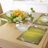 Ambesonne Floral Place Mats Set of 4, Vintage Garden Plants Herbs Flowers Botanical Classic Design Art, Washable Fabric Placemats for Dining Table, Standard Size, Reseda Green Beige(Olive Green)