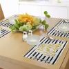 Ambesonne Floral Place Mats Set of 4, Vintage Garden Plants Herbs Flowers Botanical Classic Design Art, Washable Fabric Placemats for Dining Table, Standard Size, Reseda Green Beige(White Yellow)