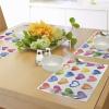 Ambesonne Floral Place Mats Set of 4, Vintage Garden Plants Herbs Flowers Botanical Classic Design Art, Washable Fabric Placemats for Dining Table, Standard Size, Reseda Green Beige(Red Multicolor)