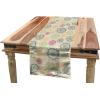 Ambesonne Floral Table Runner, Vintage Floral Drawing Style Classical in Pastel Colors Rhythmic Pattern, Dining Room Kitchen Rectangular Runner, 16″ X 120″, Eggshell Multicolor(Champagne Multicolor)