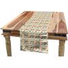 Ambesonne Floral Table Runner, Vintage Floral Drawing Style Classical in Pastel Colors Rhythmic Pattern, Dining Room Kitchen Rectangular Runner, 16″ X 120″, Eggshell Multicolor(Cream Multicolor)