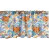 Ambesonne Floral Window Valance, Flower Petals Blossoms Leaves and Bird Sitting Vintage Inspired Image, Curtain Valance for Kitchen Bedroom Decor with Rod Pocket, 54″ X 12″, Coral Fern Green White(Dark Orange Multicolor)