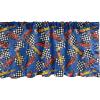Ambesonne Floral Window Valance, Flower Petals Blossoms Leaves and Bird Sitting Vintage Inspired Image, Curtain Valance for Kitchen Bedroom Decor with Rod Pocket, 54″ X 12″, Coral Fern Green White(Cobalt Blue and Multicolor)