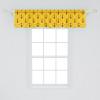 Ambesonne Floral Window Valance, Flower Petals Blossoms Leaves and Bird Sitting Vintage Inspired Image, Curtain Valance for Kitchen Bedroom Decor with Rod Pocket, 54″ X 12″, Coral Fern Green White(Earth Yellow Seal Brown)
