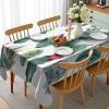 Ambesonne Flower Tablecloth, Cosmos Daisy Cornflower Wildflower Dandelion in Floral Meadow Drawing of Nature, Rectangular Table Cover for Dining Room Kitchen Decor, 60″ X 84″, Pastel Colors(Green Pink)