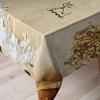 Ambesonne Flower Tablecloth, Cosmos Daisy Cornflower Wildflower Dandelion in Floral Meadow Drawing of Nature, Rectangular Table Cover for Dining Room Kitchen Decor, 60″ X 84″, Pastel Colors(Cream Beige)