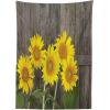 Ambesonne Flower Tablecloth, Cosmos Daisy Cornflower Wildflower Dandelion in Floral Meadow Drawing of Nature, Rectangular Table Cover for Dining Room Kitchen Decor, 60″ X 84″, Pastel Colors(Brown Yellow)