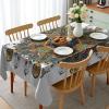 Ambesonne Flower Tablecloth, Cosmos Daisy Cornflower Wildflower Dandelion in Floral Meadow Drawing of Nature, Rectangular Table Cover for Dining Room Kitchen Decor, 60″ X 84″, Pastel Colors(Blue Orange)