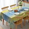 Ambesonne Flower Tablecloth, Cosmos Daisy Cornflower Wildflower Dandelion in Floral Meadow Drawing of Nature, Rectangular Table Cover for Dining Room Kitchen Decor, 60″ X 84″, Pastel Colors(Yellow Blue)
