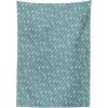 Ambesonne Flower Tablecloth, Cosmos Daisy Cornflower Wildflower Dandelion in Floral Meadow Drawing of Nature, Rectangular Table Cover for Dining Room Kitchen Decor, 60″ X 84″, Pastel Colors(Turquoise Beige)