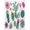 Ambesonne Flower Tablecloth, Cosmos Daisy Cornflower Wildflower Dandelion in Floral Meadow Drawing of Nature, Rectangular Table Cover for Dining Room Kitchen Decor, 60″ X 84″, Pastel Colors(Green Pink)
