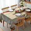 Ambesonne Flower Tablecloth, Cosmos Daisy Cornflower Wildflower Dandelion in Floral Meadow Drawing of Nature, Rectangular Table Cover for Dining Room Kitchen Decor, 60″ X 84″, Pastel Colors(Cream Beige)