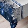 Ambesonne Flower Tablecloth, Cosmos Daisy Cornflower Wildflower Dandelion in Floral Meadow Drawing of Nature, Rectangular Table Cover for Dining Room Kitchen Decor, 60″ X 84″, Pastel Colors(Blue and White)