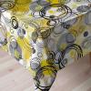 Ambesonne Flower Tablecloth, Cosmos Daisy Cornflower Wildflower Dandelion in Floral Meadow Drawing of Nature, Rectangular Table Cover for Dining Room Kitchen Decor, 60″ X 84″, Pastel Colors(Grey Yellow)