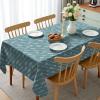 Ambesonne Flower Tablecloth, Cosmos Daisy Cornflower Wildflower Dandelion in Floral Meadow Drawing of Nature, Rectangular Table Cover for Dining Room Kitchen Decor, 60″ X 84″, Pastel Colors(Turquoise Beige)
