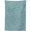 Ambesonne Flower Tablecloth, Cosmos Daisy Cornflower Wildflower Dandelion in Floral Meadow Drawing of Nature, Rectangular Table Cover for Dining Room Kitchen Decor, 60″ X 84″, Pastel Colors(Turquoise Beige)