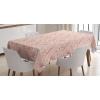 Ambesonne Flower Tablecloth, Cosmos Daisy Cornflower Wildflower Dandelion in Floral Meadow Drawing of Nature, Rectangular Table Cover for Dining Room Kitchen Decor, 60″ X 84″, Pastel Colors(White Peach)