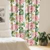 Ambesonne Flowers Curtains, Watercolor Floral Design with Neutral Colors Boho Leaves Autumn Vibes, Window Treatments 2 Panel Set for Living Room Bedroom, Pair of – 28″ x 63″, Deep Sky Blue Sand Brown(Olive Green Coral White)