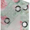 Ambesonne Jungle Boho Grommet Curtain, Dreamy Silhouettes of Flowers Vintage Drawn with Lines Neutral Art, Decorative 2-Panel Window Drapes for Bedroom Living Room, 50″ x 63″, Almond Green Sea Green(Pale Almond Green and Pink)