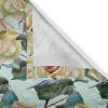 Ambesonne Jungle Boho Grommet Curtain, Dreamy Silhouettes of Flowers Vintage Drawn with Lines Neutral Art, Decorative 2-Panel Window Drapes for Bedroom Living Room, 50″ x 63″, Almond Green Sea Green(Avocado Green Jade Green)