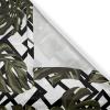 Ambesonne Jungle Boho Grommet Curtain, Dreamy Silhouettes of Flowers Vintage Drawn with Lines Neutral Art, Decorative 2-Panel Window Drapes for Bedroom Living Room, 50″ x 63″, Almond Green Sea Green(Peacock Green Dark Green)