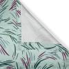Ambesonne Jungle Boho Grommet Curtain, Dreamy Silhouettes of Flowers Vintage Drawn with Lines Neutral Art, Decorative 2-Panel Window Drapes for Bedroom Living Room, 50″ x 63″, Almond Green Sea Green(Mint Green and Cadet Blue)