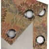 Ambesonne Jungle Boho Grommet Curtain, Dreamy Silhouettes of Flowers Vintage Drawn with Lines Neutral Art, Decorative 2-Panel Window Drapes for Bedroom Living Room, 50″ x 63″, Almond Green Sea Green(Coral Peacock Green)