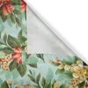 Ambesonne Jungle Boho Grommet Curtain, Dreamy Silhouettes of Flowers Vintage Drawn with Lines Neutral Art, Decorative 2-Panel Window Drapes for Bedroom Living Room, 50″ x 63″, Almond Green Sea Green(Vermilion Forest Green)