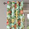Ambesonne Jungle Boho Grommet Curtain, Dreamy Silhouettes of Flowers Vintage Drawn with Lines Neutral Art, Decorative 2-Panel Window Drapes for Bedroom Living Room, 50″ x 63″, Almond Green Sea Green(Vermilion Forest Green)