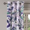 Ambesonne Jungle Boho Grommet Curtain, Dreamy Silhouettes of Flowers Vintage Drawn with Lines Neutral Art, Decorative 2-Panel Window Drapes for Bedroom Living Room, 50″ x 63″, Almond Green Sea Green(Mauve Sea Green Quartz)