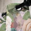 Ambesonne Jungle Boho Grommet Curtain, Dreamy Silhouettes of Flowers Vintage Drawn with Lines Neutral Art, Decorative 2-Panel Window Drapes for Bedroom Living Room, 50″ x 63″, Almond Green Sea Green(Peacock Green Champagne)