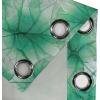 Ambesonne Jungle Boho Grommet Curtain, Dreamy Silhouettes of Flowers Vintage Drawn with Lines Neutral Art, Decorative 2-Panel Window Drapes for Bedroom Living Room, 50″ x 63″, Almond Green Sea Green(Shamrock Green)