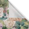 Ambesonne Jungle Boho Grommet Curtain, Dreamy Silhouettes of Flowers Vintage Drawn with Lines Neutral Art, Decorative 2-Panel Window Drapes for Bedroom Living Room, 50″ x 63″, Almond Green Sea Green(Peacock Green Champagne)