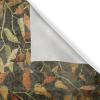 Ambesonne Jungle Boho Grommet Curtain, Dreamy Silhouettes of Flowers Vintage Drawn with Lines Neutral Art, Decorative 2-Panel Window Drapes for Bedroom Living Room, 50″ x 63″, Almond Green Sea Green(Apple Green Pale Coffee)
