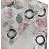 Ambesonne Jungle Boho Grommet Curtain, Dreamy Silhouettes of Flowers Vintage Drawn with Lines Neutral Art, Decorative 2-Panel Window Drapes for Bedroom Living Room, 50″ x 63″, Almond Green Sea Green(Blush and Sage Green)