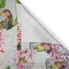 Ambesonne Jungle Boho Grommet Curtain, Dreamy Silhouettes of Flowers Vintage Drawn with Lines Neutral Art, Decorative 2-Panel Window Drapes for Bedroom Living Room, 50″ x 63″, Almond Green Sea Green(Pink Fern Green)