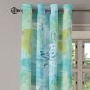 Ambesonne Jungle Boho Grommet Curtain, Dreamy Silhouettes of Flowers Vintage Drawn with Lines Neutral Art, Decorative 2-Panel Window Drapes for Bedroom Living Room, 50″ x 63″, Almond Green Sea Green(Apple Green and Seafoam)