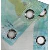 Ambesonne Jungle Boho Grommet Curtain, Dreamy Silhouettes of Flowers Vintage Drawn with Lines Neutral Art, Decorative 2-Panel Window Drapes for Bedroom Living Room, 50″ x 63″, Almond Green Sea Green(Apple Green and Seafoam)
