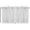 Ambesonne Lake Curtains, Mountains Calm Nature Scenery Botanical Neutral Ornaments Illustration, Living Room Bedroom Window Drapes 2 Panel Set, 108″ X 96″, Pale Teal Tan and Brown(Teal Earth Yellow Grey)