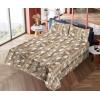 Ambesonne Meadow Vibes Sheet Set, Line Art Neutral Colors Boho Pampas Design on Geometric Back Print, Fitted and Flat Sheet with Pillowcase Bedding Accent 3 Piece Set, Twin, Pale Salmon Off White(White Umber Pale Camel)