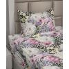 Ambesonne Meadow Vibes Sheet Set, Line Art Neutral Colors Boho Pampas Design on Geometric Back Print, Fitted and Flat Sheet with Pillowcase Bedding Accent 3 Piece Set, Twin, Pale Salmon Off White(Peacock Green Off White)
