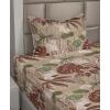 Ambesonne Meadow Vibes Sheet Set, Line Art Neutral Colors Boho Pampas Design on Geometric Back Print, Fitted and Flat Sheet with Pillowcase Bedding Accent 3 Piece Set, Twin, Pale Salmon Off White(Cocoa Maroon Reseda Green)