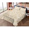 Ambesonne Meadow Vibes Sheet Set, Line Art Neutral Colors Boho Pampas Design on Geometric Back Print, Fitted and Flat Sheet with Pillowcase Bedding Accent 3 Piece Set, Twin, Pale Salmon Off White(Pale Salmon Off White)