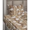 Ambesonne Meadow Vibes Sheet Set, Line Art Neutral Colors Boho Pampas Design on Geometric Back Print, Fitted and Flat Sheet with Pillowcase Bedding Accent 3 Piece Set, Twin, Pale Salmon Off White(White Umber Pale Camel)