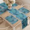 Ambesonne Tartan Table Runner, A Traditional Plaid with Diagonal Lines Rhombuses Scottish Retro Themed Drawing Art, Decoration for Dining Room and Kitchen Home and House Decor, 16″ X 72″, Coral Black(Petrol Blue Teal)