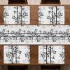 Ambesonne Tartan Table Runner, A Traditional Plaid with Diagonal Lines Rhombuses Scottish Retro Themed Drawing Art, Decoration for Dining Room and Kitchen Home and House Decor, 16″ X 72″, Coral Black(White and Black)